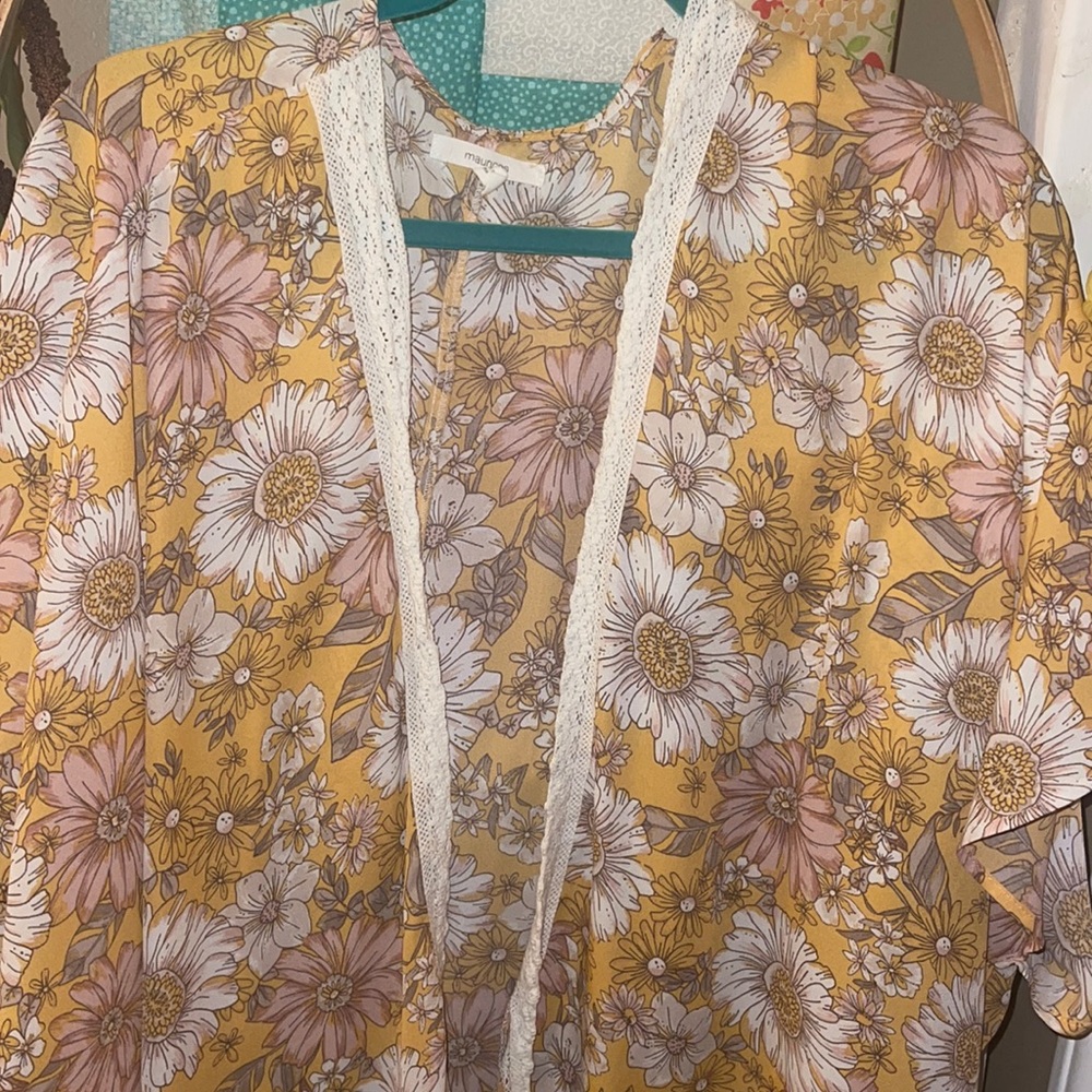 Maurices, yellow, and flowered kamino
